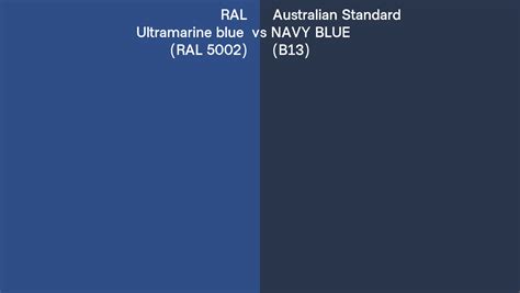 ultramarine blue vs navy.